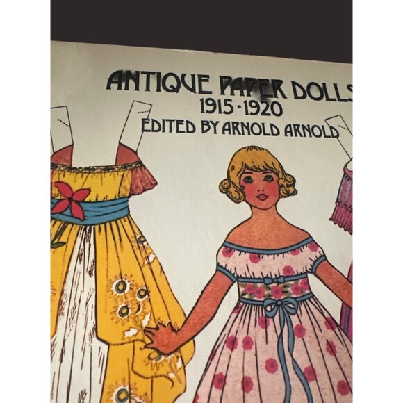 Antique Paper Dolls 1915-1920 Edited By Arnold Arnold 1975 Dover Edition - Picture 3 of 10
